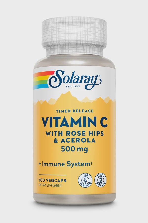 VITAMIN C W/ ROSE HIPS &amp; ACEROLA 500 MG, Size: 100 CAPS