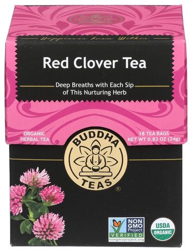 RED CLOVER TEA, Size: 18 BAGS