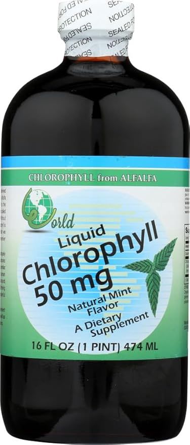 LIQUID CHLOROPHYLL 50 MG, Size: 16 FL OZ