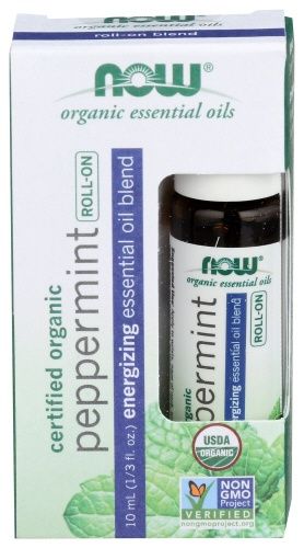 ORGANIC PEPPERMINT ROLL-ON, Size: 10 ML