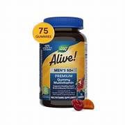 ALIVE!® PREMIUM MEN’S 50+ GUMMY MULTIVITAMIN, Size: 75 GUMMIES