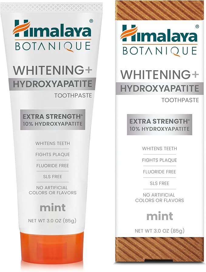 WHITENING + HYDROXYAPATITE TOOTHPASTE, Size: 3 OZ