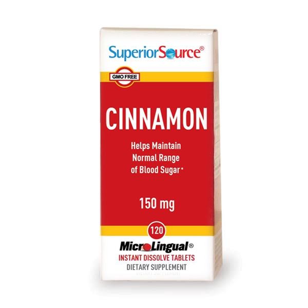 CINNAMON 150 MG DISSOLVABLE TABLETS, Size: 120 TABS