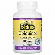 UBIQUINOL ACTIVE COQ10 100 MG, Size: 30 SOFTGELS
