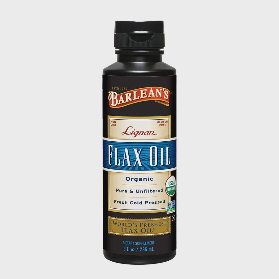 ORGANIC LIGNAN FLAX OIL, Size: 8 FL OZ