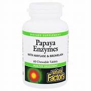 PAPAYA ENZYMES WITH AMYLASE &amp; BROMELAIN, Size: 60 TABS