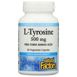 L-TYROSINE 500 MG, Size: 60 VCAPS