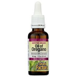 ORGANIC OIL OF OREGANO 80% CARVACROL, Size: 1 FL OZ
