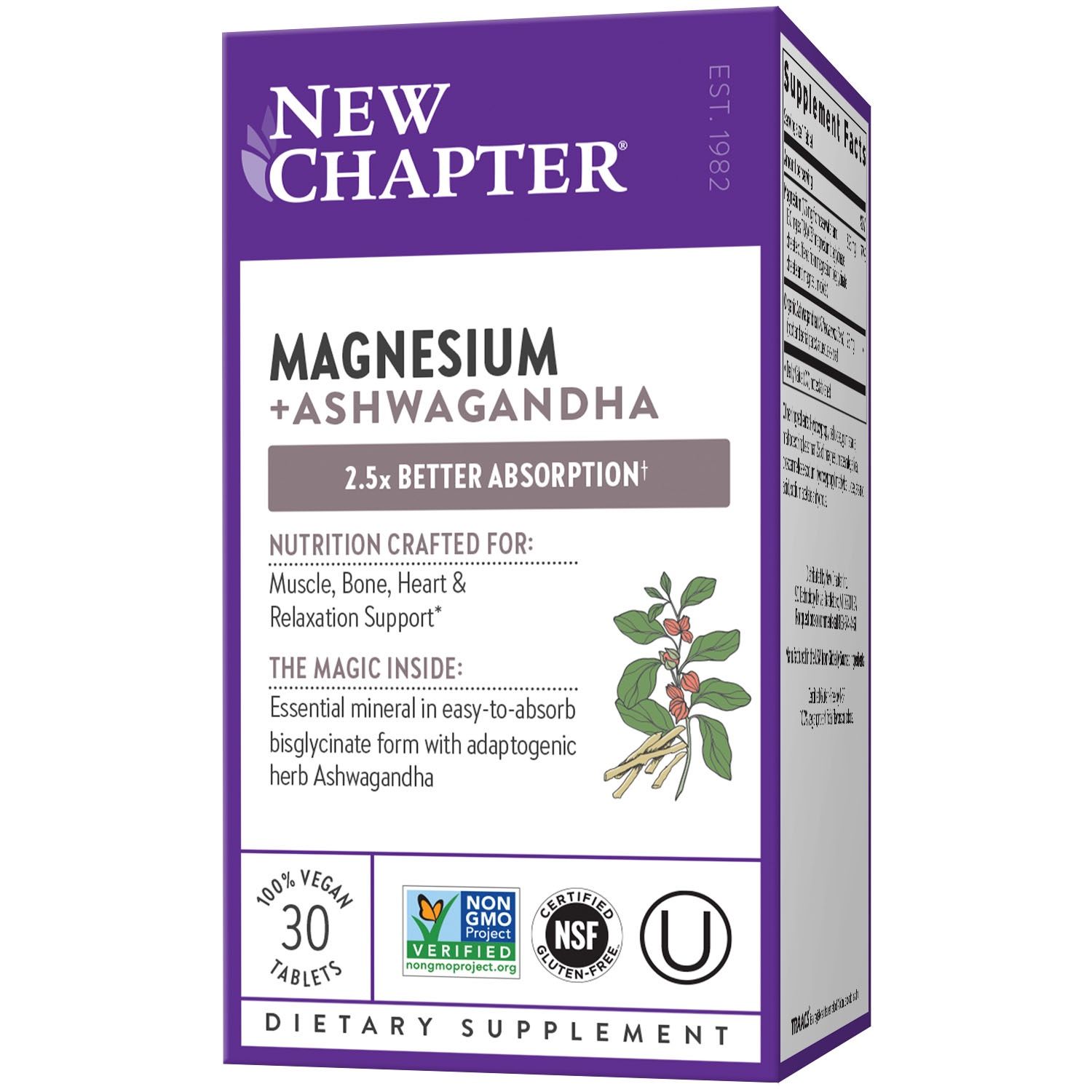 MAGNESIUM + ASHWAGANDHA, Size: 30 VTABS