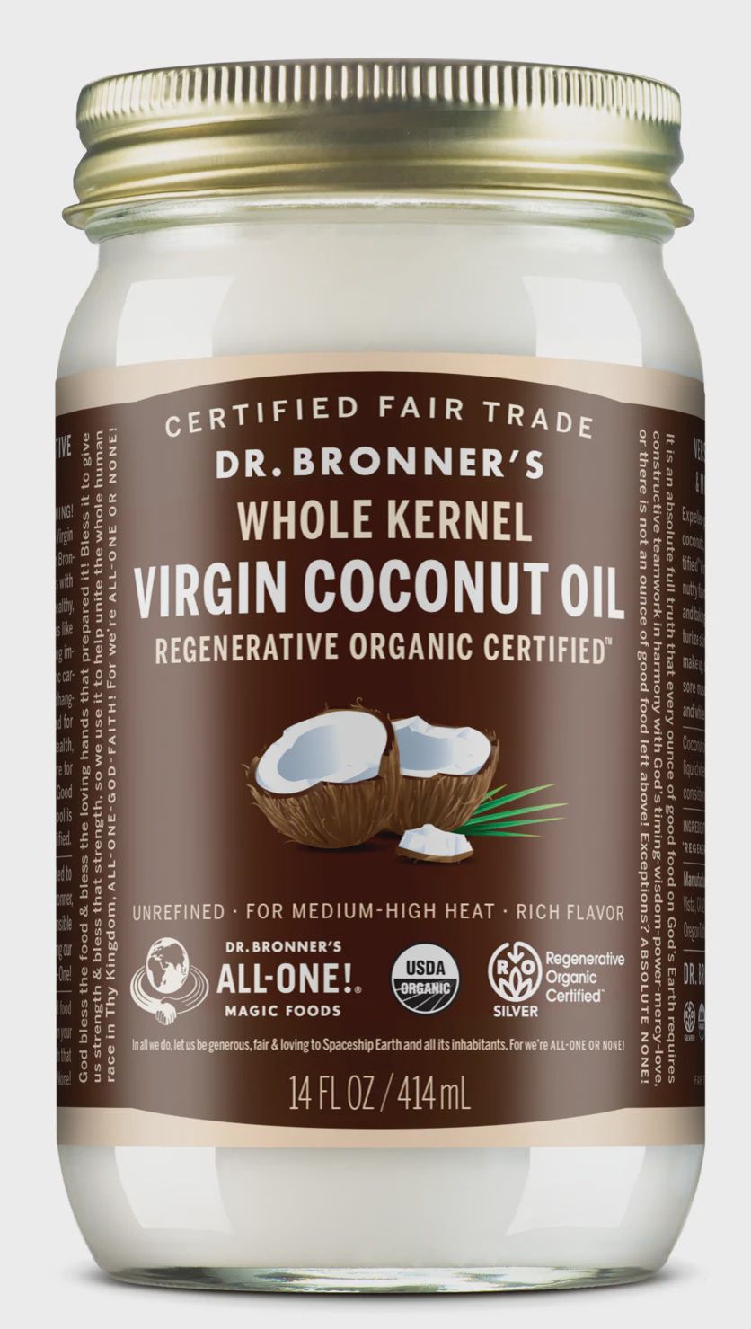 WHOLE KERNEL VIRGIN COCONUT OIL, Size: 14 FL OZ