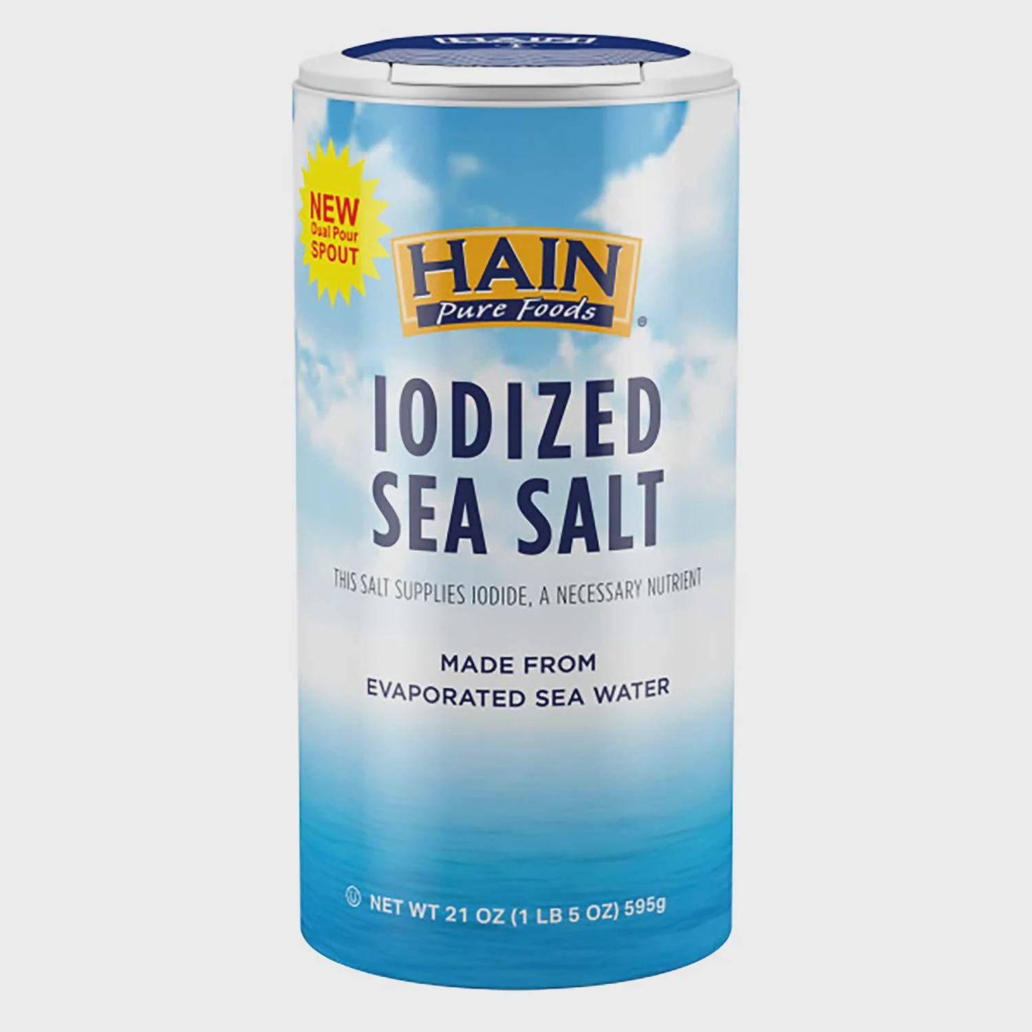 IODIZED SEA SALT, Size: 21 OZ