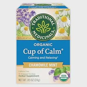 CUP OF CALM CHAMOMILE LAVENDER MINT TEA, Size: 16 BAGS