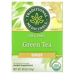 TD GREEN TEA GINGER, Size: 16 BAGS