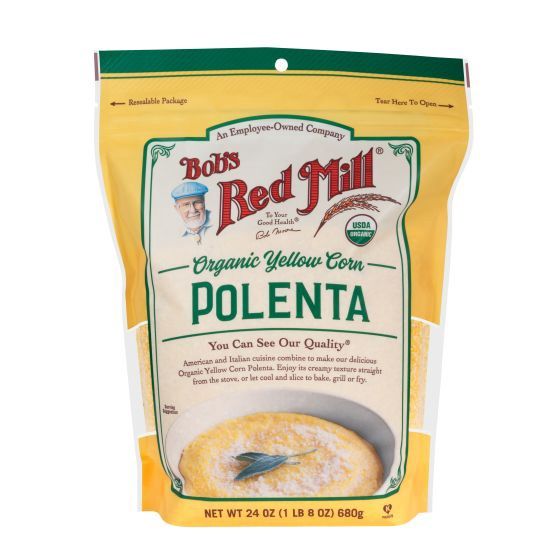 ORGANIC YELLOW CORN POLENTA, Size: 24 OZ