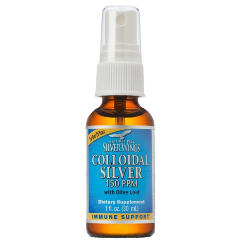 COLLOIDAL SILVER/ OLIVE LEAF SPRAY, Size: 1 FL OZ
