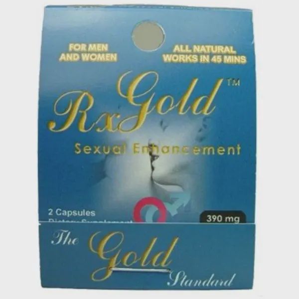 RX GOLD, Size: 2 CAPS