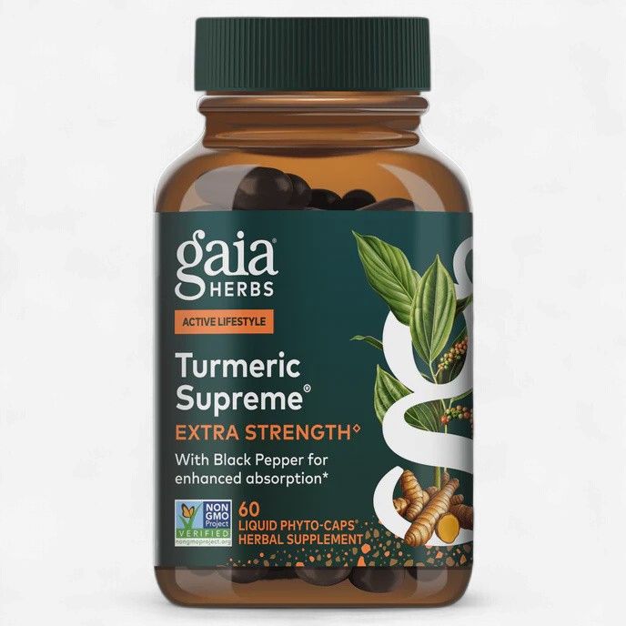 TURMERIC SUPREME EXTRA STRENGTH, Size: 60 LIQUID CAPS