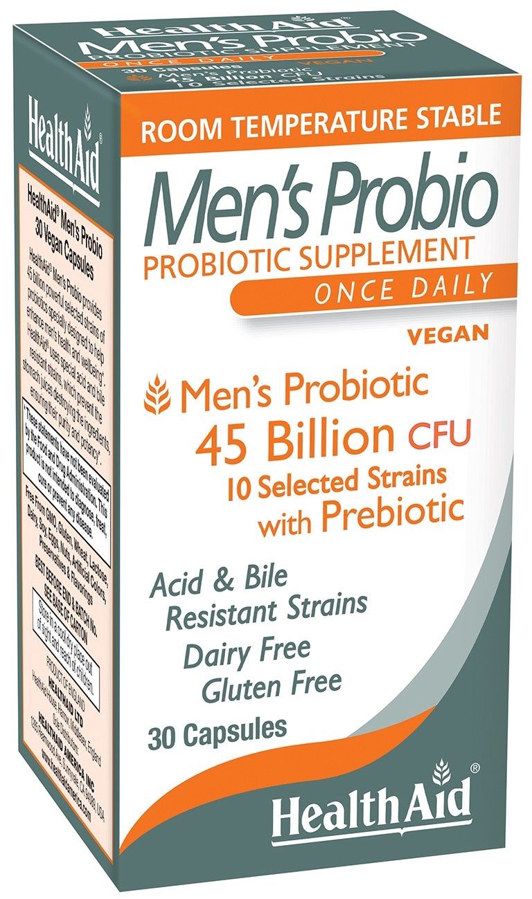MEN'S PROBIO MEN'S PROBIOTIC 45 BILLION CFU, Size: 30 VCAPS