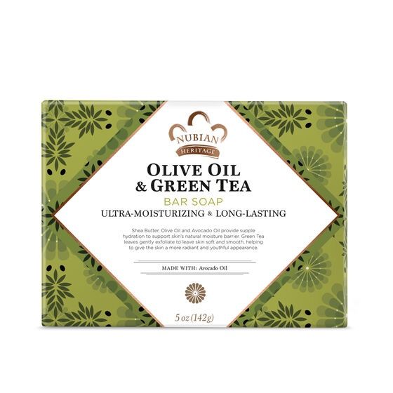 OLIVE OIL &amp; GREEN TEA BAR SOAP, Size: 5 OZ