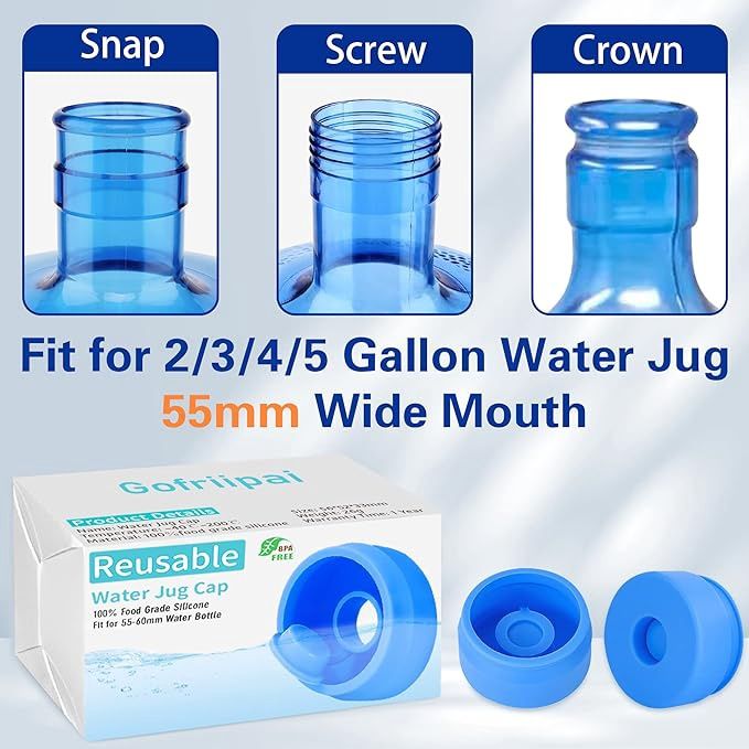 REUSABLE WATER JUG CAP, Size: 1 PIECE