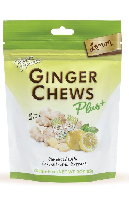GINGER CHEW PLUS+ LEMON, Size: 3 OZ