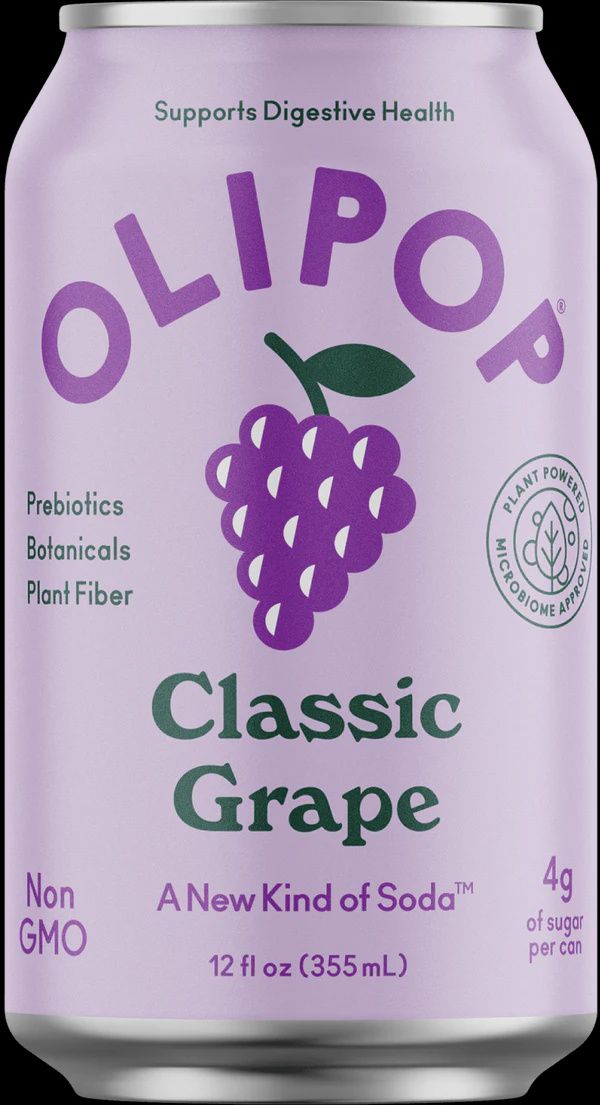 OLIPOP - CLASSIC GRAPE, Size: 12 FL OZ