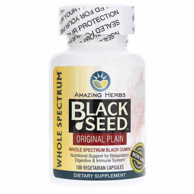 BLACK SEED-ORIGINAL PLAIN, Size: 100 VCAPS