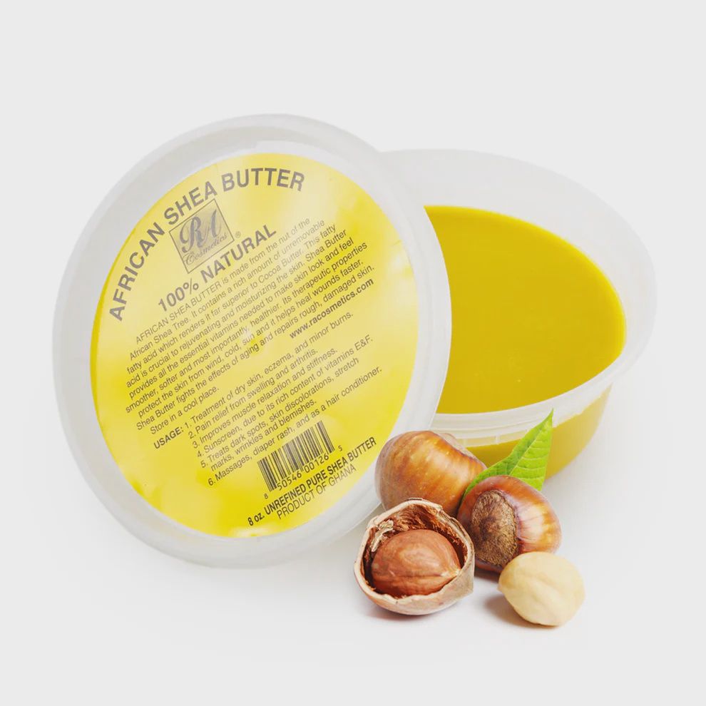AFRICAN SHEA BUTTER 100% NATURAL, Size: 8 OZ