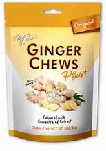 GINGER CHEWS PLUS+, Size: 3 OZ