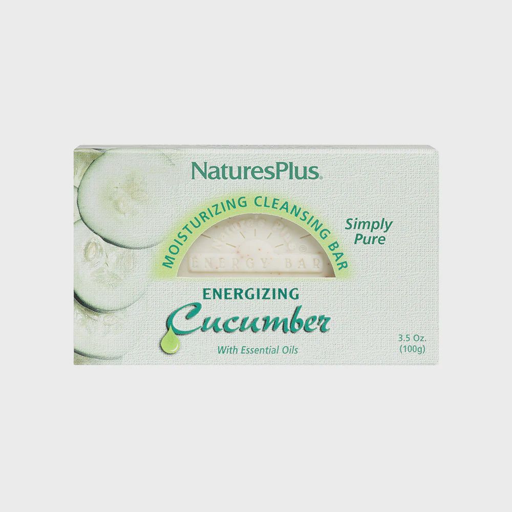 ENERGIZING CUCUMBER BAR SOAP, Size: 3.5 OZ