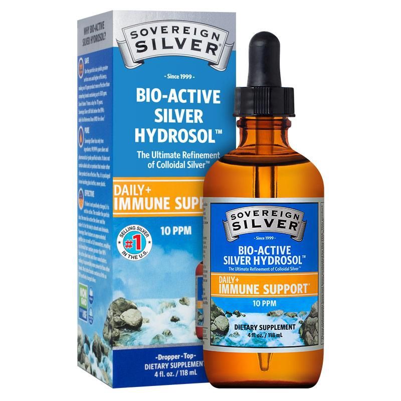 BIO-ACTIVE SILVER HYDROSOL IMMUNE SUPPORT, Size: 2 FLOZ