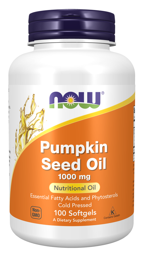 PUMPKIN SEED OIL 1000 MG, Size: 100 SOFTGELS