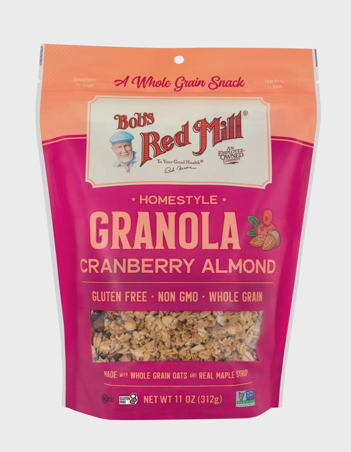 CRANBERRY ALMOND GRANOLA, Size: 11 OZ