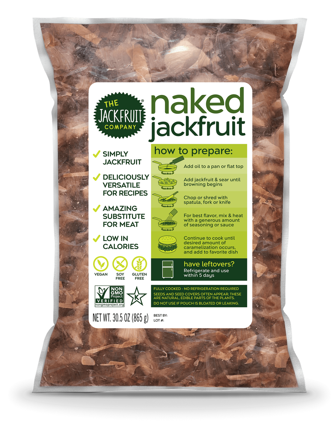 NAKED JACKFRUIT, Size: 30.5 OZ