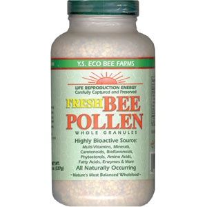 FRESH BEE POLLEN - WHOLE GRANULES, Size: 8 OZ