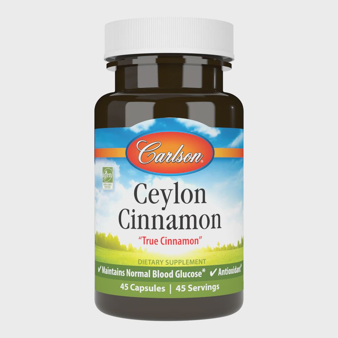 CARLSON CEYLON CINNAMON 45 CAPSULES