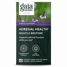 ADRENAL HEALTH NIGHTLY RESTORE, Size: 60 LIQUID CAPS