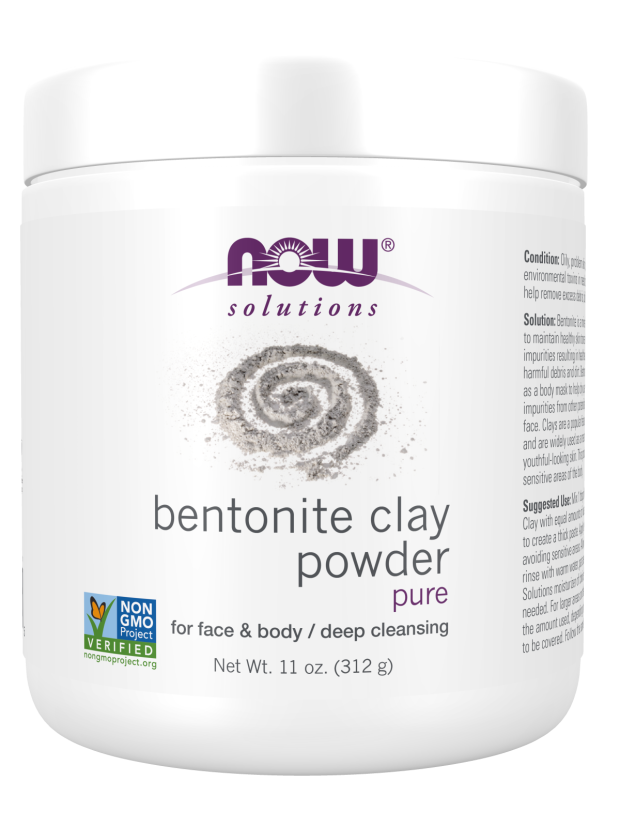 PURE BENTONITE CLAY POWDER, Size: 11 OZ