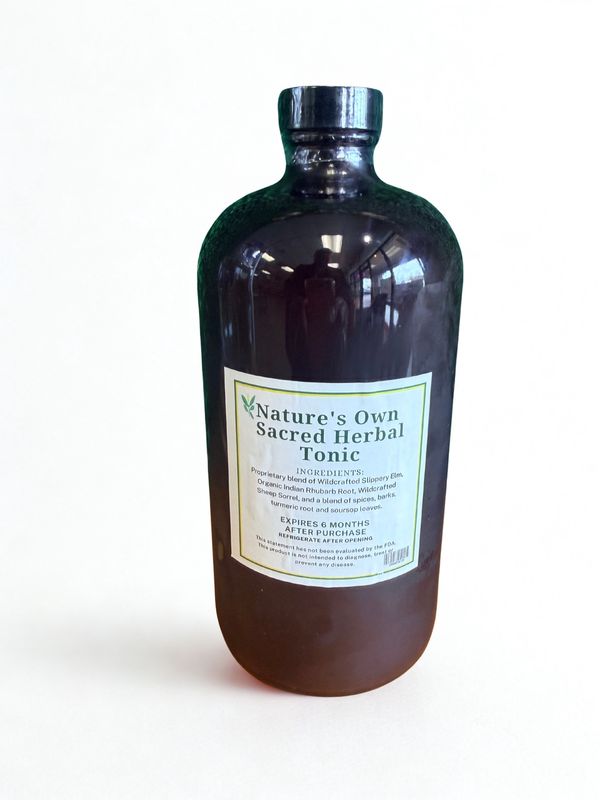 NATURES OWN SACRED HERBAL TONIC W/SOURSOP &amp; TURMERIC