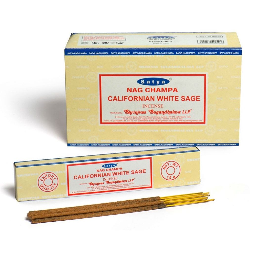 CALIFORNIA WHITE SAGE INCENSE, Size: 15 GRAMS