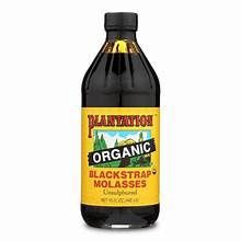 ORGANIC UNSULPHURED BLACKSTRAP MOLASSES, Size: 15 FL OZ
