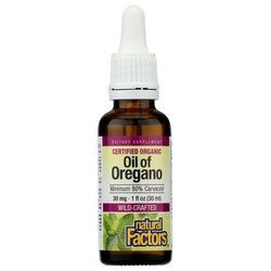 ORGANIC OIL OF OREGANO 80% CARVACROL, Size: 1 FL OZ