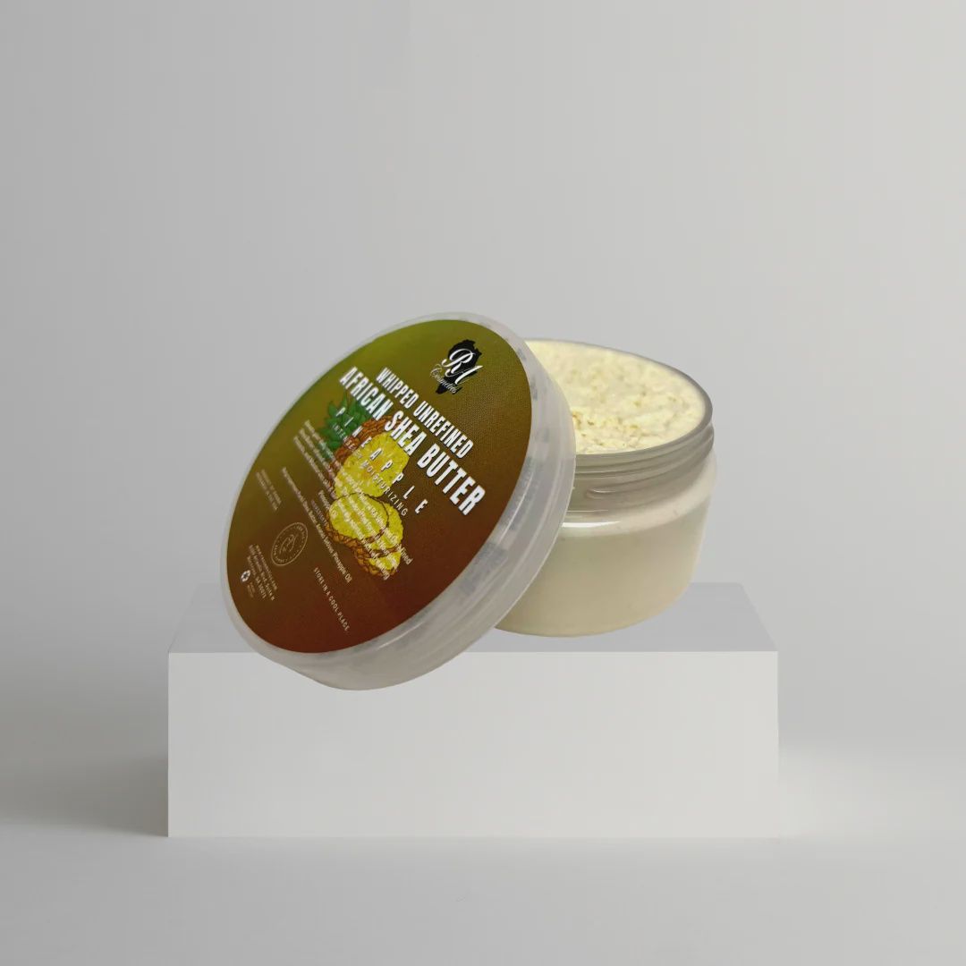 WHIPPED AFRICAN SHEA BUTTER W/PINEAPPLE, Size: 6 OZ