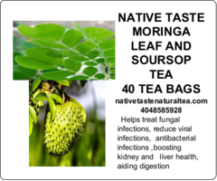 MORINGA LEAVES &amp; SOURSOP TEA, Size: 40 TEA BAGS