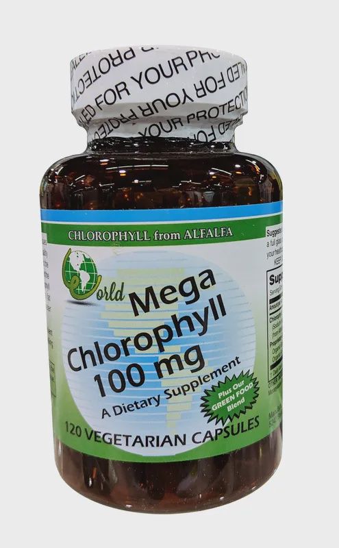 MEGA CHLOROPHYLL 100 MG, Size: 120 VCAPS