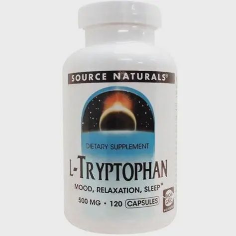 L-Tryptophan -- 500 mg - 120 Capsules