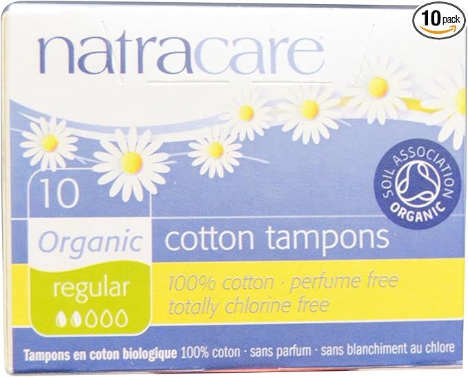 TAMPONS 10 COUNT ORGANIC COTTON