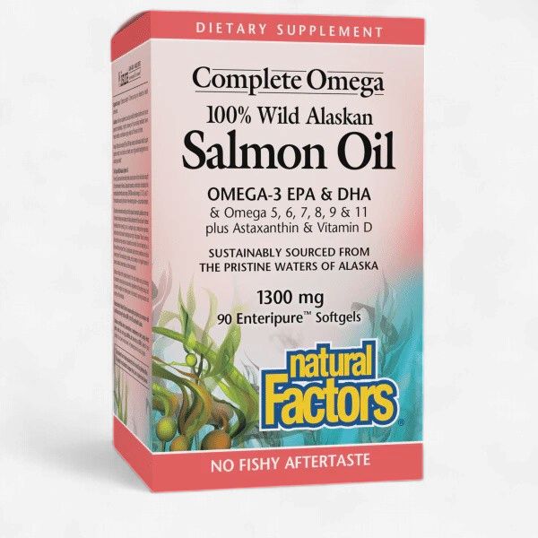 100% WILD ALASKAN SALMON OIL, Size: 90 SOFTGELS