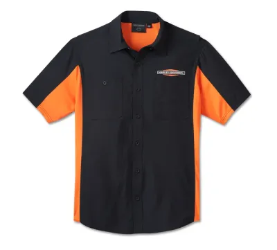 Chemise à manches courtes H-D TECH Milwaukee pour hommes - Colorblock