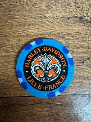 jetons de poker bleu